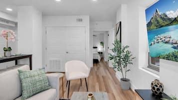 Apartament Comfort, 1 llit de matrimoni, no fumadors, cuina | Sala d'estar