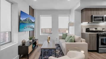 Comfort Apartment, 1 Queen Bed, Non Smoking, Kitchen | Interior