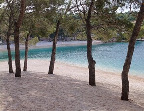 Beach - Dalmatia Apartments - One Bedroom apartment with Balcony and Sea View 4 (Drage)