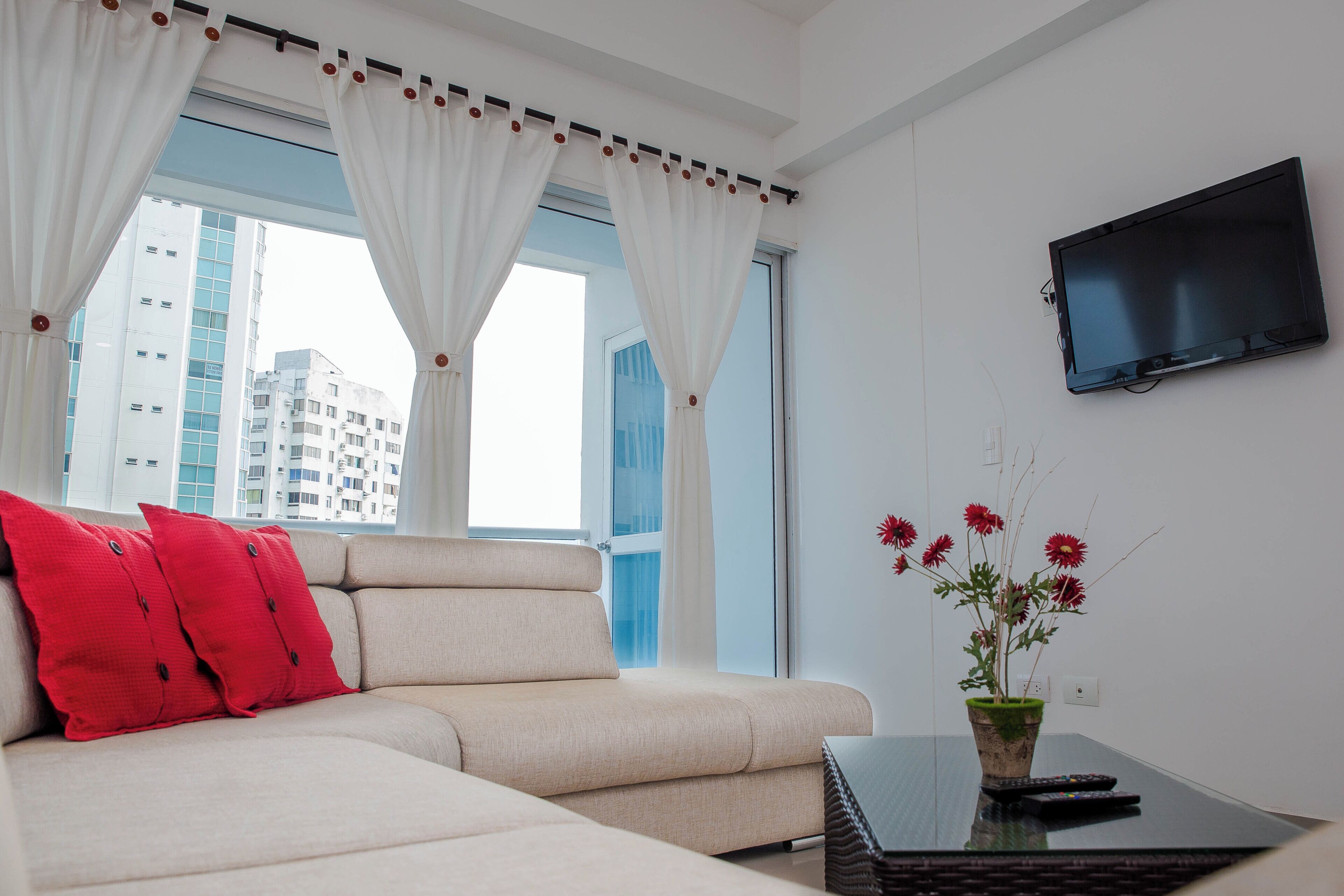 Appartamento familiare, balcone, vista lago | Area soggiorno
