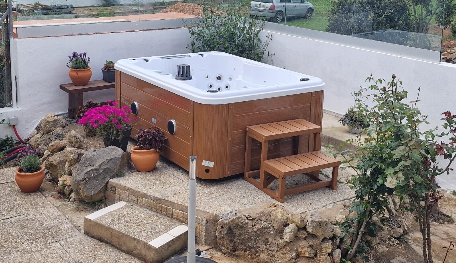 Bain à remous extérieur