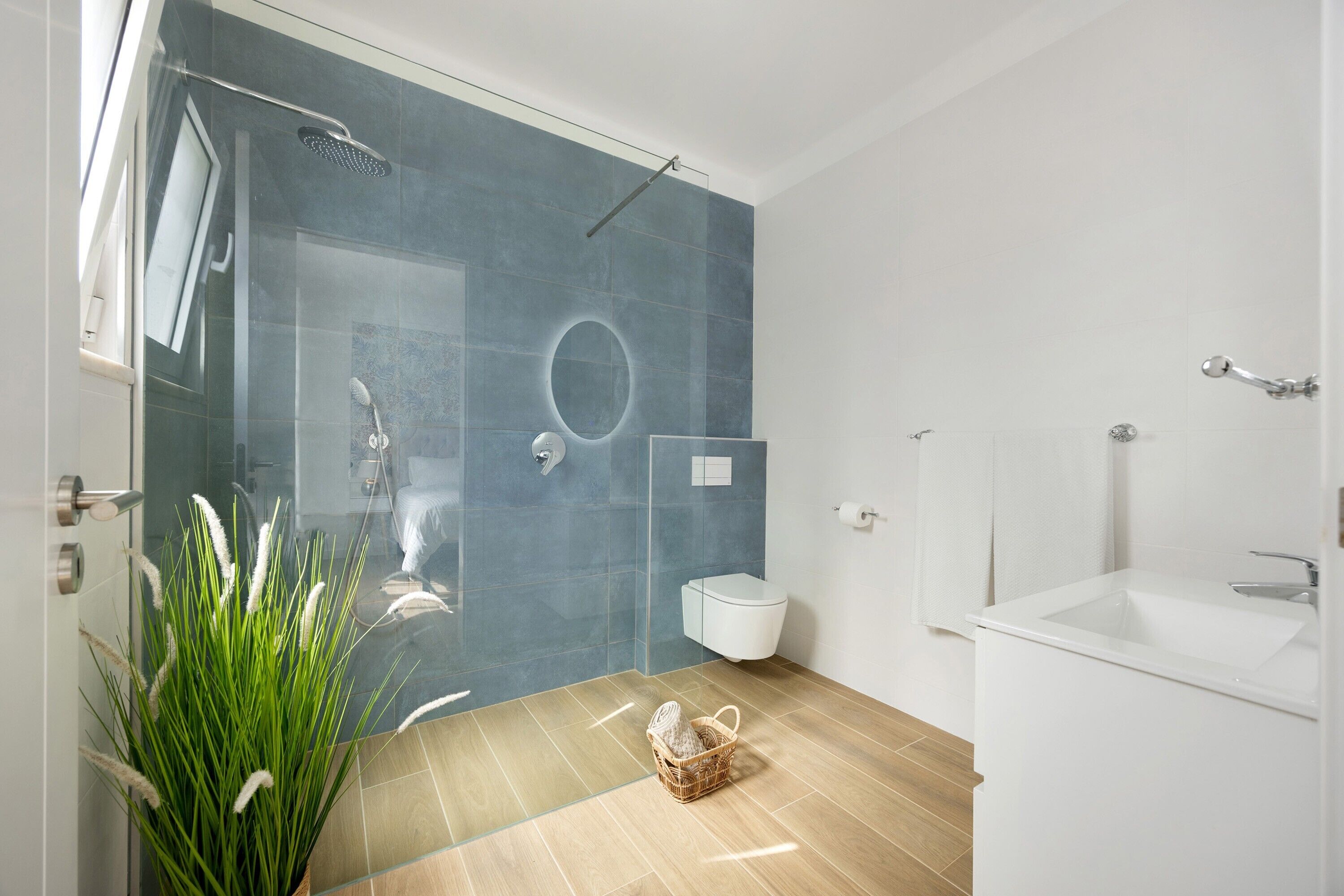 Dusche, Handtücher