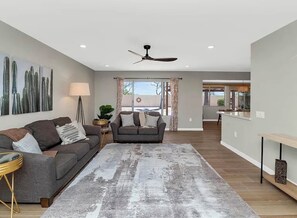 Living area - Relax, Recharge,  Coffee Bar, King Beds, Central Location (Sun City)