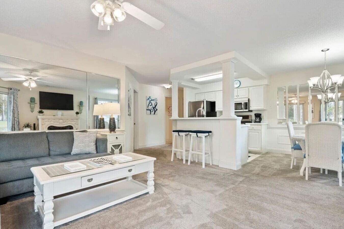 Área de sala de estar