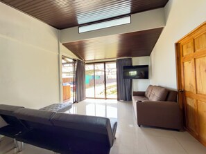 Familiehus - bjergudsigt | Opholdsområde