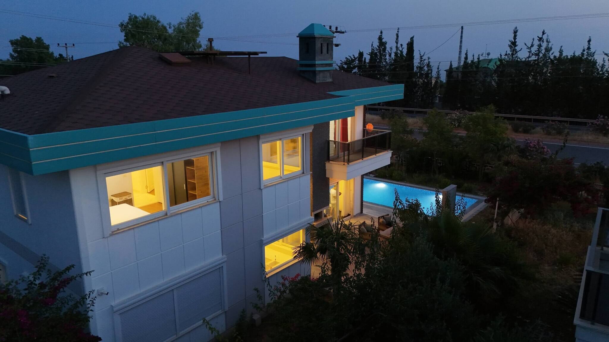 Biệt thự, 3 phòng ngủ, ban công | Hồ bơi