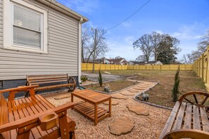 Terrace/patio - Greenville Cozy Retreat
3BR 1BA / Private Fenced Lot, Outdoor Area, Near Dwntwn (Greenville)