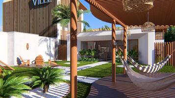 Enceinte de l’hébergement