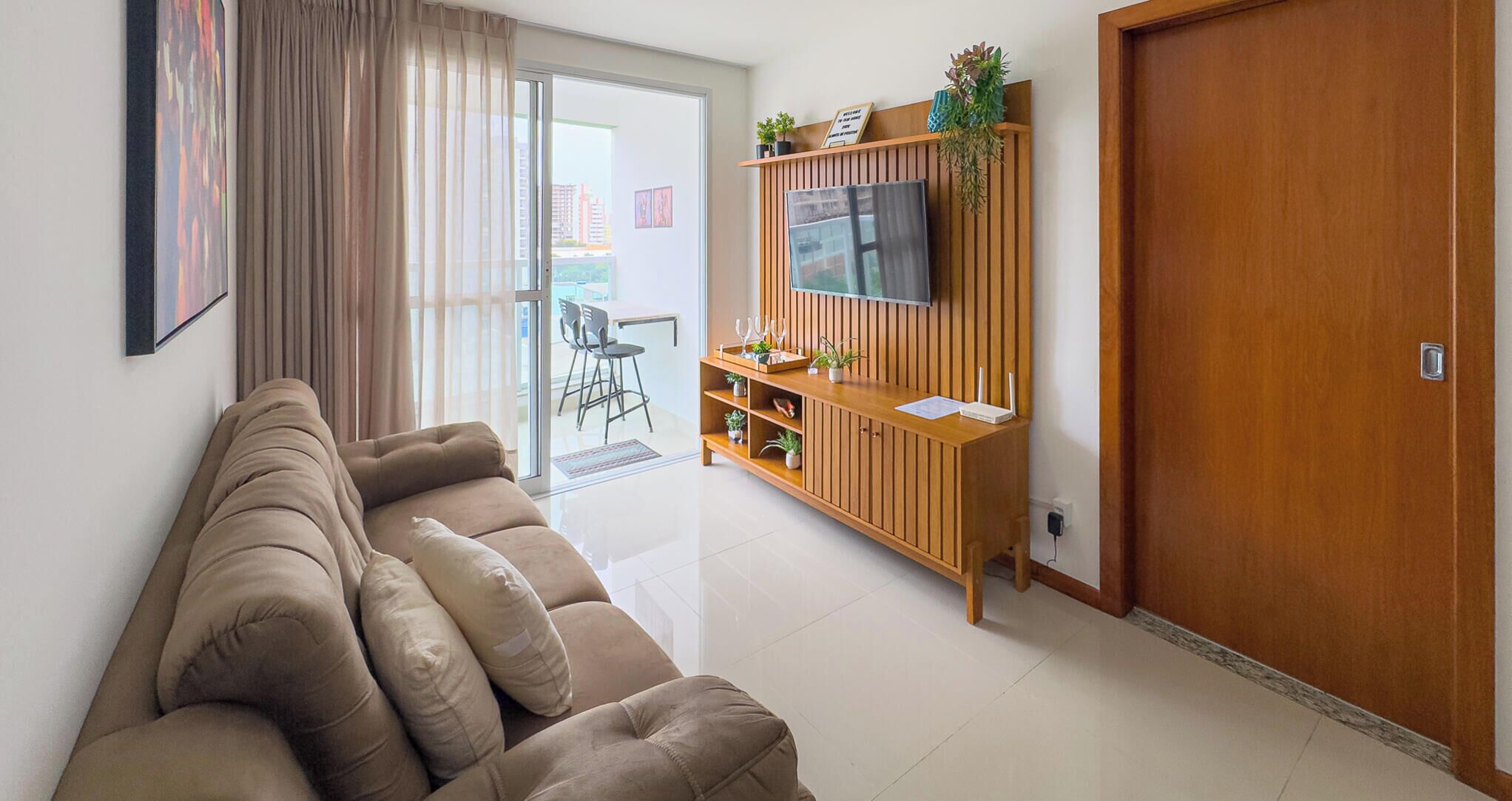 City Apartment | Living area | Smart TV