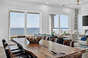 House, Multiple Beds, Pool Access, Ocean View (Beachfront Breezes) | Interior - 6BR Gulf-front Home, Sleeps 19, Heated Pool & Mini Golf (Panama City Beach)
