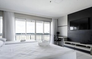 Premium bedding, pillowtop beds, minibar, in-room safe - Flat com vista linda no Hotel Vision (Brasília)