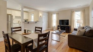 Living area - Entire serviced 2-bedroom apartment in Durham (Durham)