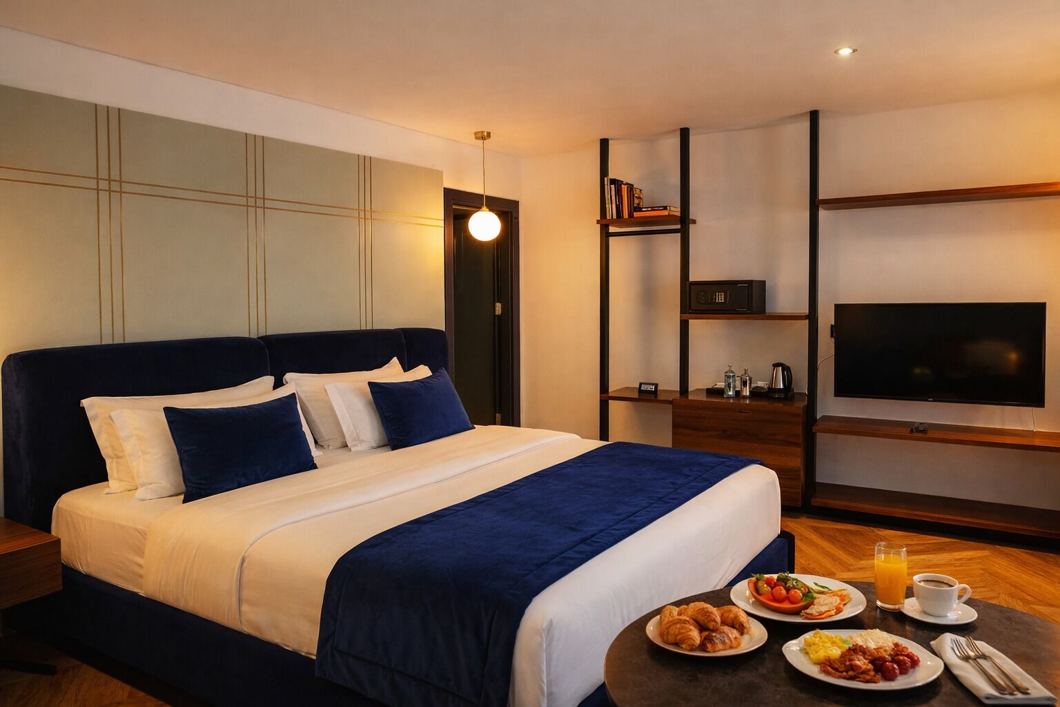 Deluxe Double Room, Balcony, City View