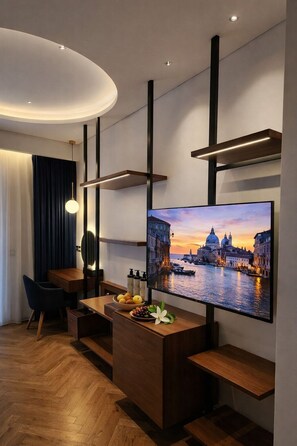 デラックス ダブルルーム バルコニー シティビュー | 内装