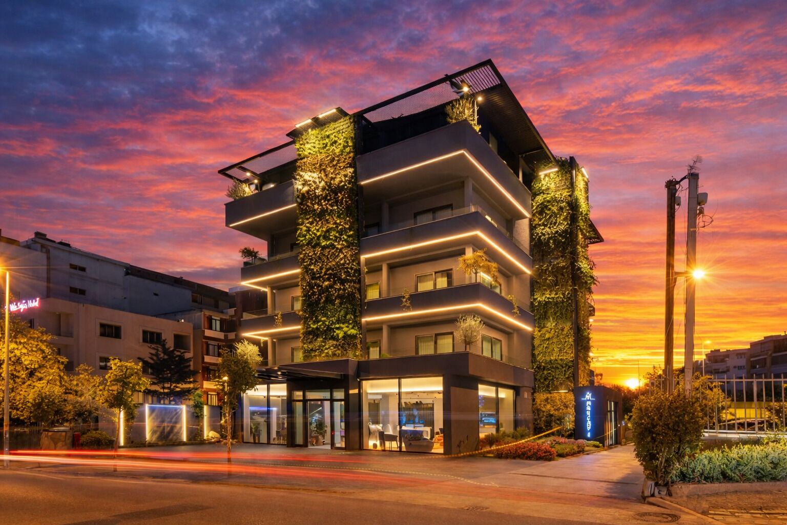 المنشأة من الخارج