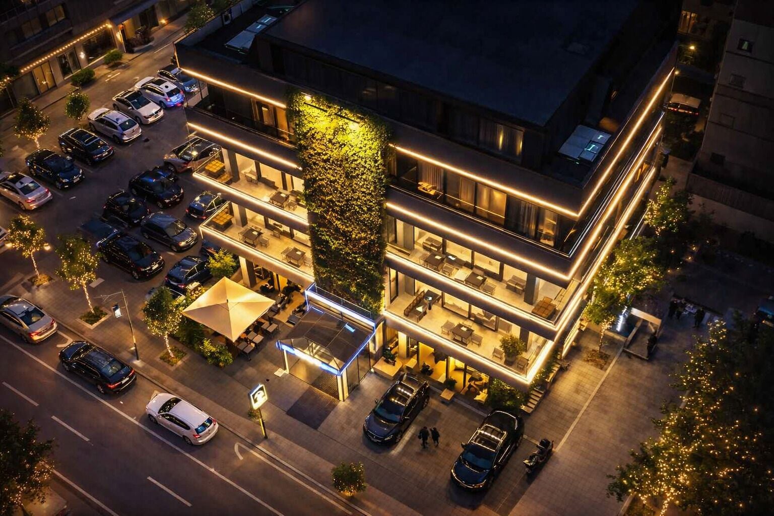 Habitación Deluxe doble, balcón, vistas a la ciudad | Vistas a la calle