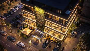 Chambre Double Deluxe, balcon, vue ville | Vue sur la rue