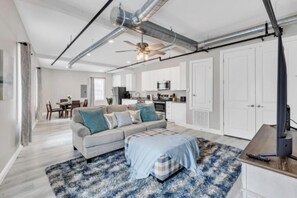 Apartment, 1 Bedroom, City View | Living area - 902 Howard Lofts (Biloxi)