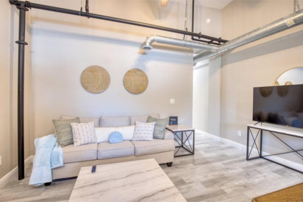 公寓, 1 間臥室, 城市景觀 | 起居區