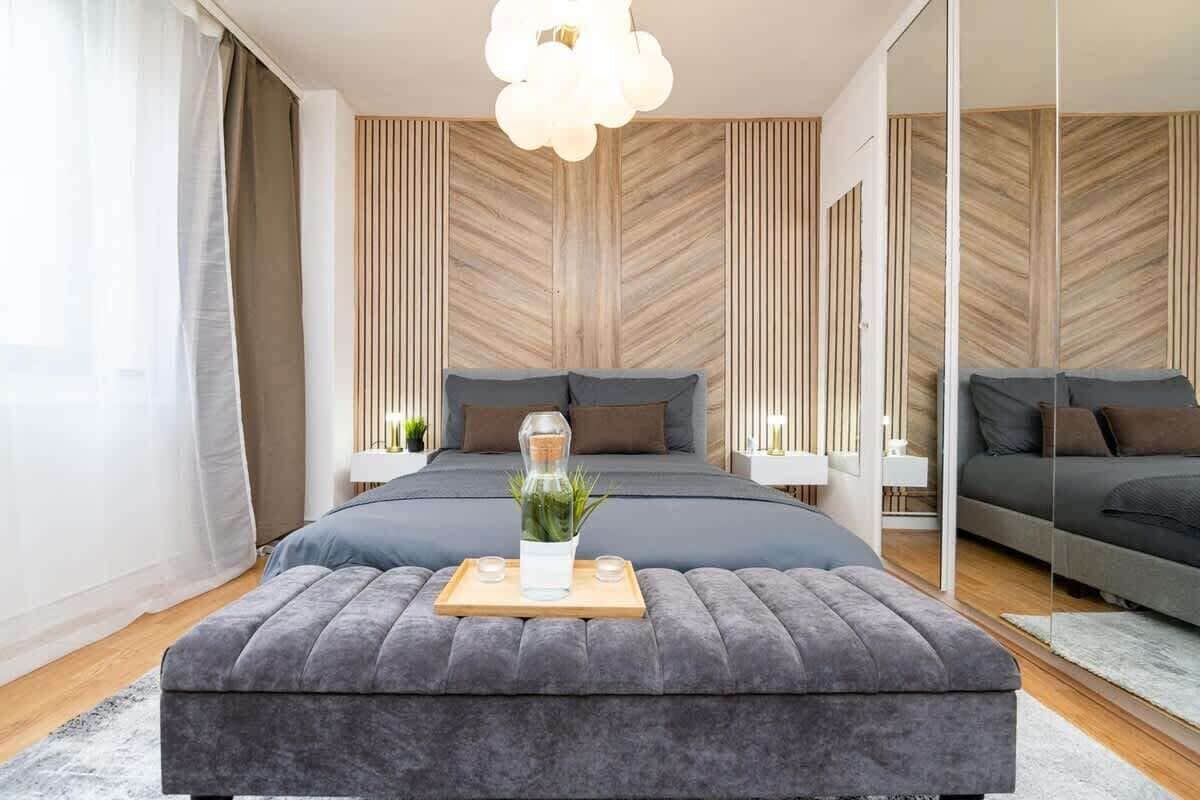 2 bedrooms, iron/ironing board, free WiFi, bed sheets