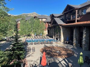 Pool - Resort studio condo 1/2 mile from Main Street in Breckenridge (Breckenridge)