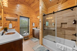 Shower, towels - Indoor Pool | Hot Tub | Game Room | Smoky Mountain Views (Sevierville)
