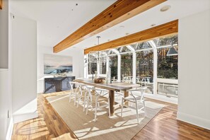 Dining - Peaceful Cape Porpoise Retreat + Apartment | POOL&HOT TUB | FIREPIT | GARDENS (Kennebunkport)