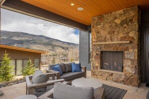 Terrace/patio - Pet-Friendly Luxury Home | Summit Sky Ranch | Resort Amenities (Silverthorne)