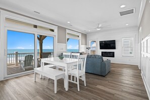 Interior - Reel Paradise: Oceanfront 4BR retreat in Oak Island, perfect for family fun! (Oak Island)