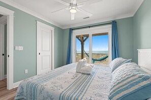 4 bedrooms, iron/ironing board, free WiFi, bed sheets - Reel Paradise: Oceanfront 4BR retreat in Oak Island, perfect for family fun! (Oak Island)