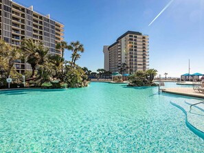 A heated pool - Villa Bliss 1711-Lake Views-Sleeps 6 (Panama City Beach)