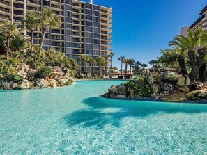 A heated pool - Villa Bliss 1711-Lake Views-Sleeps 6 (Panama City Beach)