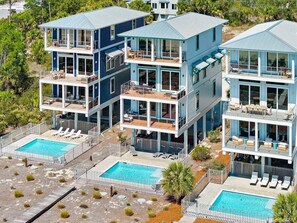 Exterior - Pelican Palace 1492-Gulf Front Pool-Sleeps 22 (Port Saint Joe)