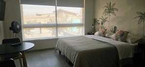 1 bedroom, WiFi, bed sheets - Apartment steps away from Movistar Arena (Santiago)