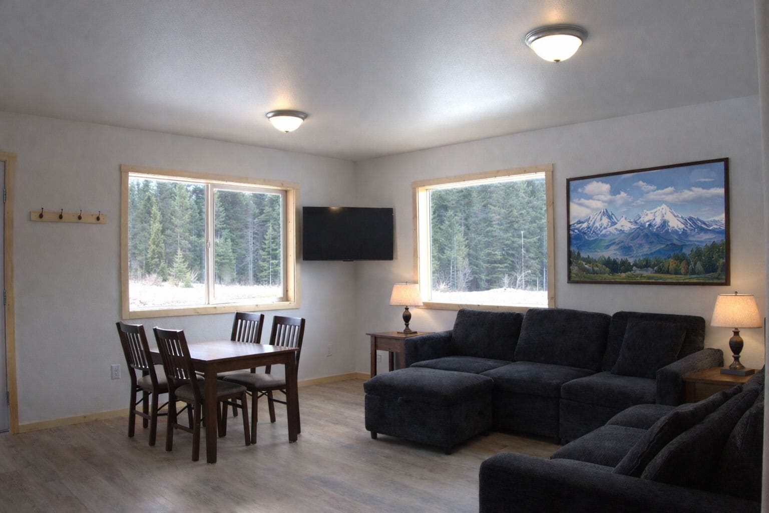 Cabana, vista para a montanha | Área de estar