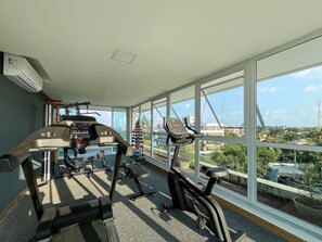 Apartment | Fitness facility - Flat com piscina privativa a beira mar (Ipojuca)