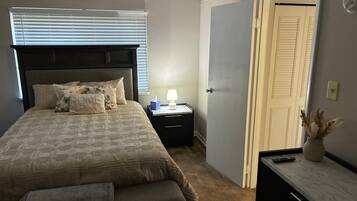 1 bedroom, iron/ironing board, Internet, bed sheets
