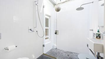 Hair dryer, towels