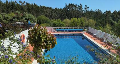 Secluded traditional country house in extensive grounds, with private pool.