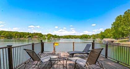 Cottage at the Lake - Waterfront lake-view home with dock, fireplace, pool table, kayaks, & firepit