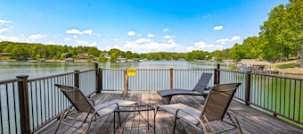 Cottage at the Lake - Waterfront lake-view home with dock, fireplace, pool table, kayaks, & firepit