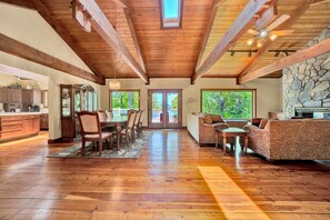 Interior - The Main House - Lakefront home with private hot tub & balcony (Huddleston)