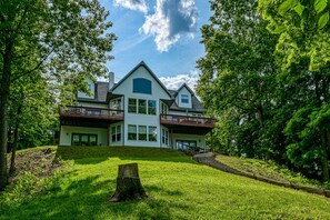 Exterior - Still Waters - Lakefront luxury home with views, dock, home theater & game room (Goodview)