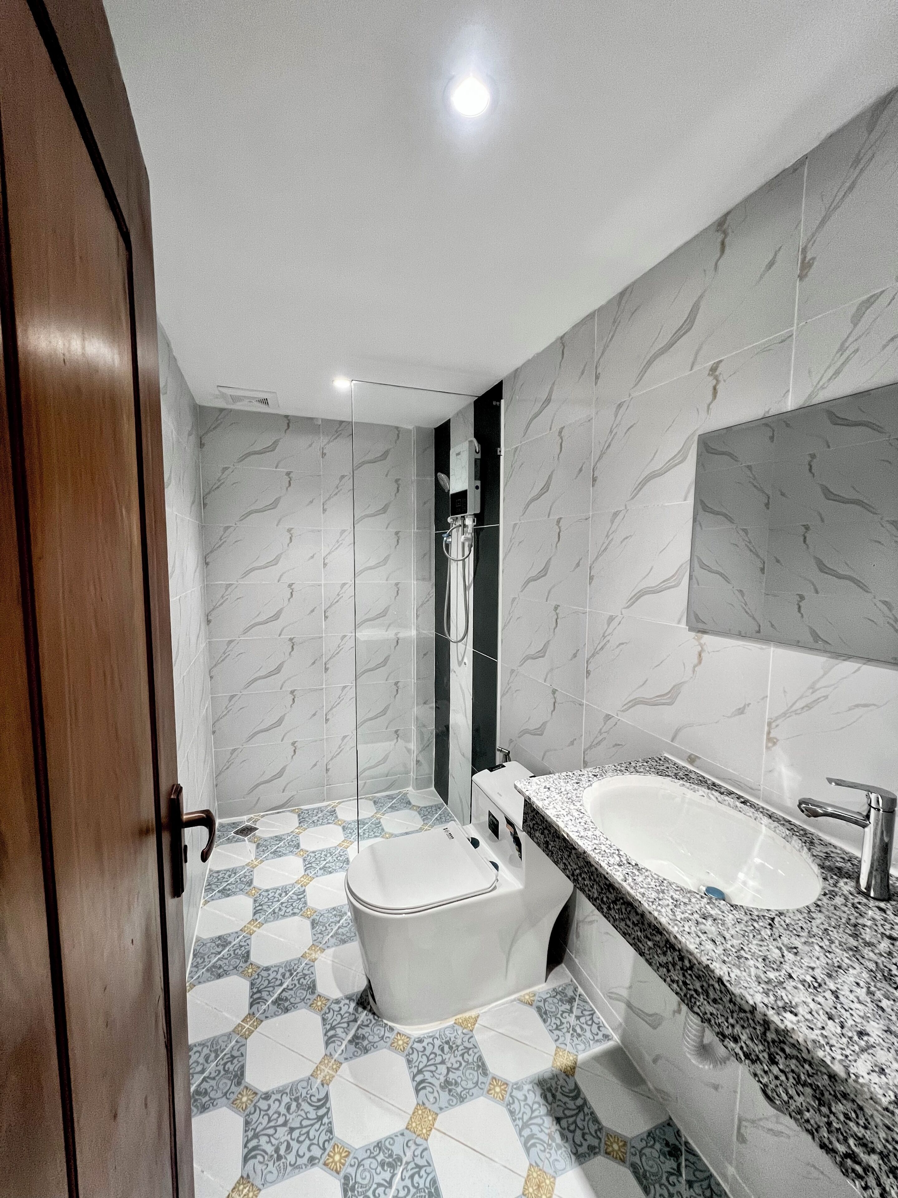 华丽客房, 阳台, 城市景观 | 浴室