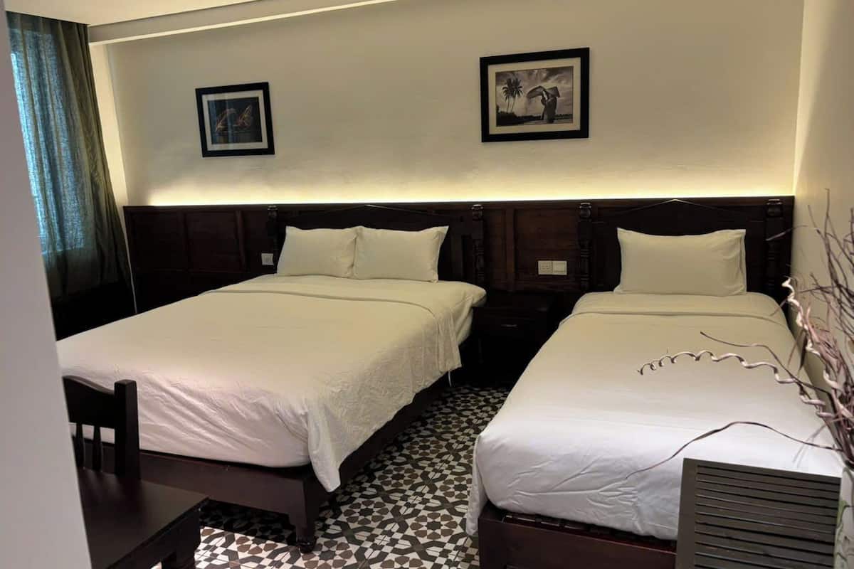 高級三人房, 露台, 城市景