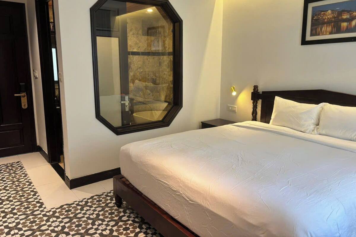 豪華雙人房, 露台, 泳池景