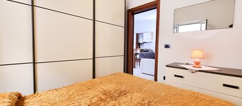 Seafront villa Rossella with veranda p car