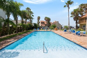 Pool - Ground floor Madre walk out w/boat slip! (South Padre Island)