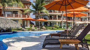 Deluxe Apartment, Balcony, Ocean View | Pool | 3 outdoor pools