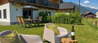Chalet with sunshower and a panoramic view
